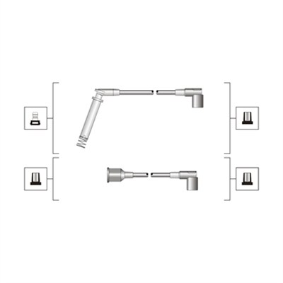 MAGNETI MARELLI 941319170045 Kit cavi accensione-Kit cavi accensione-Ricambi Euro