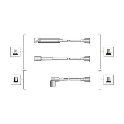 MAGNETI MARELLI 941319170047 Kit cavi accensione-Kit cavi accensione-Ricambi Euro