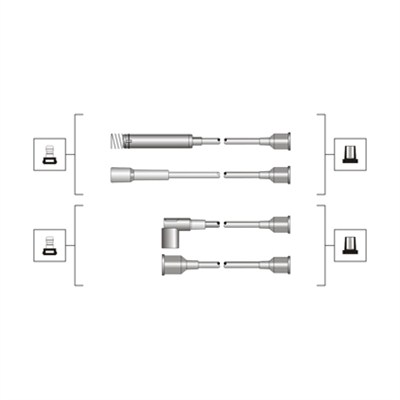 MAGNETI MARELLI 941319170064 Kit cavi accensione-Kit cavi accensione-Ricambi Euro