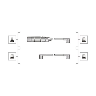 MAGNETI MARELLI 941319170071 Kit cavi accensione-Kit cavi accensione-Ricambi Euro