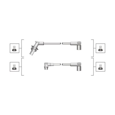 MAGNETI MARELLI 941319170101 Kit cavi accensione