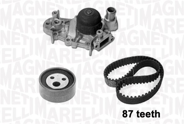 MAGNETI MARELLI 341401470001 Pompa acqua + Kit cinghie dentate-Pompa acqua + Kit cinghie dentate-Ricambi Euro