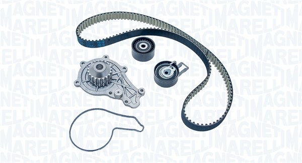 MAGNETI MARELLI 341404130001 Pompa acqua + Kit cinghie dentate-Pompa acqua + Kit cinghie dentate-Ricambi Euro