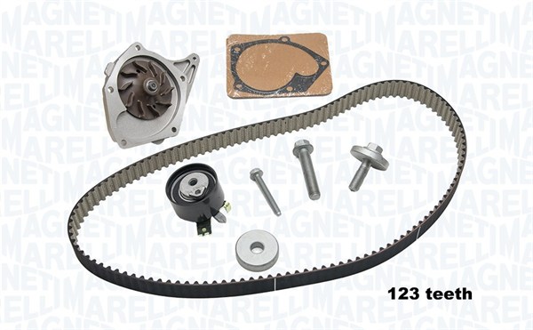 MAGNETI MARELLI 341404170002 Pompa acqua + Kit cinghie dentate