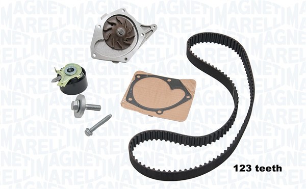 MAGNETI MARELLI 341404730002 Pompa acqua + Kit cinghie dentate