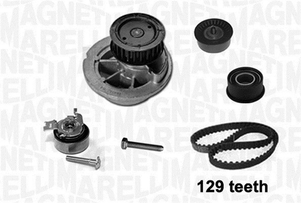 MAGNETI MARELLI 341405720003 Pompa acqua + Kit cinghie dentate