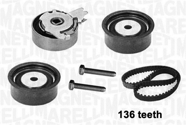 MAGNETI MARELLI 341301170000 Kit cinghie dentate