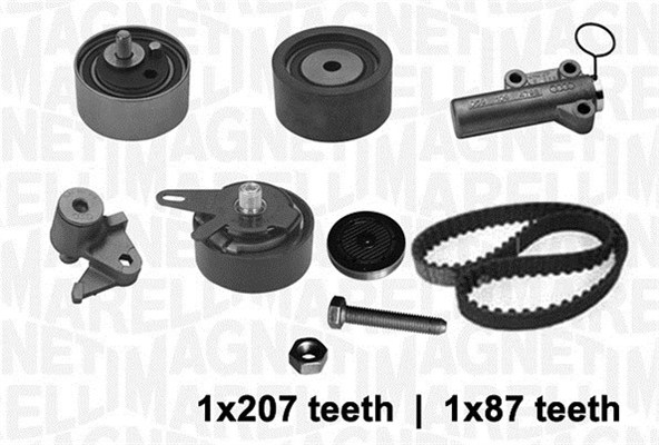 MAGNETI MARELLI 341305210000 Kit cinghie dentate