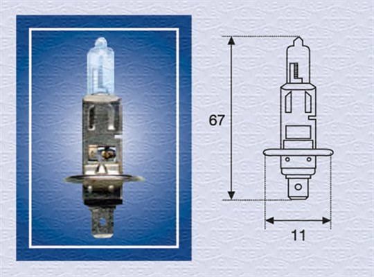 MAGNETI MARELLI 002552100000 Lampadina, Faro di profondità