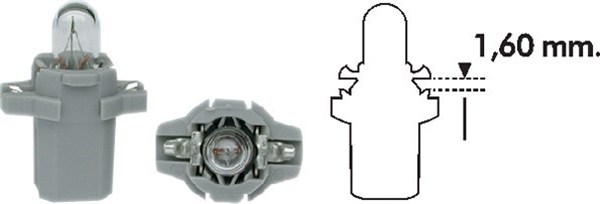 MAGNETI MARELLI 003734100000 izzó, műszerfal-világítás