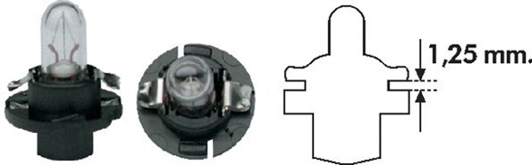 MAGNETI MARELLI 002053000000 izzó, műszerfal-világítás