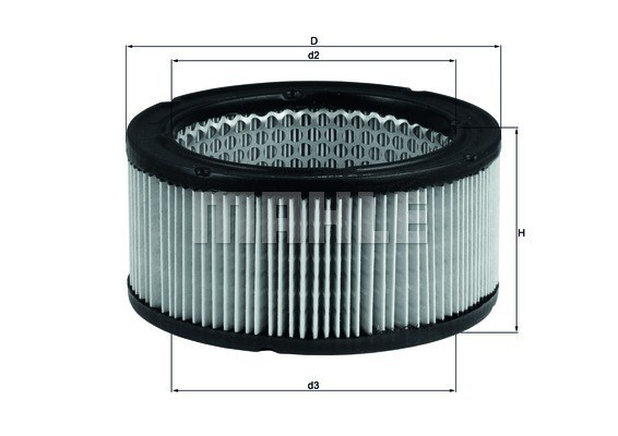 MAGNETI MARELLI 154077154100 Air Filter for FORD PORSCHE SAAB