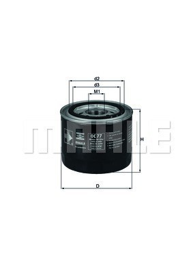 VIC C804 OIL FILTER