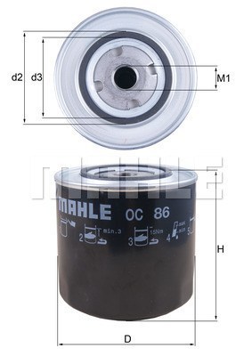 MAGNETI MARELLI 154076432320 Oil Filter for ALFA ROMEO FIAT IVECO MORRIS MULTICAR RENAULT