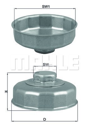 MAGNETI MARELLI 154077714504 Oilfilter Spanner