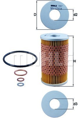 MAGNETI MARELLI 154020100640 Oil Filter for FENDT GUELDNER MERCEDES-BENZ PUCH