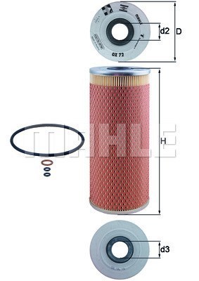 MAGNETI MARELLI 154086505170 Oil Filter for BERTONE BMW