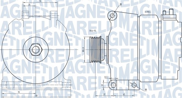 MAGNETI MARELLI 063731342010 Alternatore