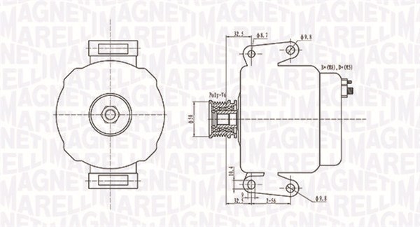 MAGNETI MARELLI 063731630010 Alternatore