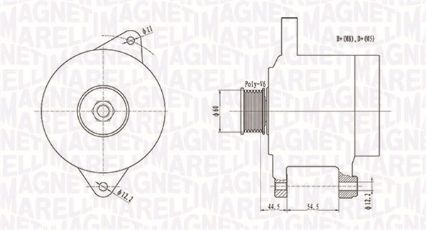 MAGNETI MARELLI 063731696010 Alternatore