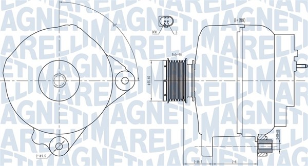 MAGNETI MARELLI 063731763010 Alternatore