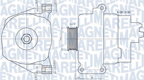 MAGNETI MARELLI 063731766010 Alternatore