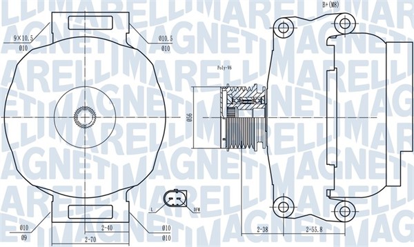 MAGNETI MARELLI 063731769010 Alternatore