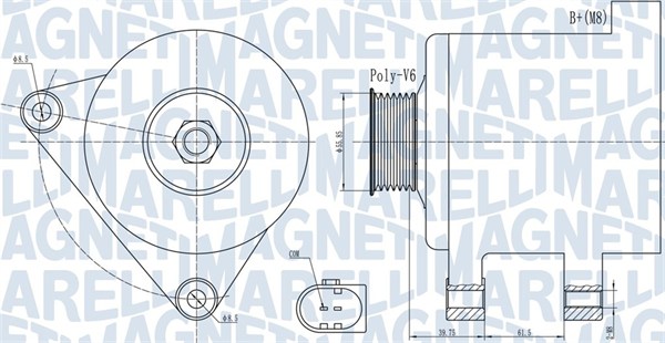 MAGNETI MARELLI 063731910010 Alternatore-Alternatore-Ricambi Euro