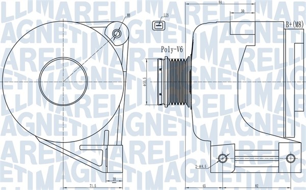 MAGNETI MARELLI 063731988010 Alternatore