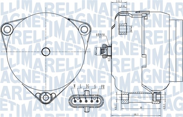 MAGNETI MARELLI 063731997010 Alternatore