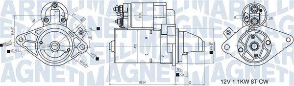 MAGNETI MARELLI 063721407010 Motorino d'avviamento