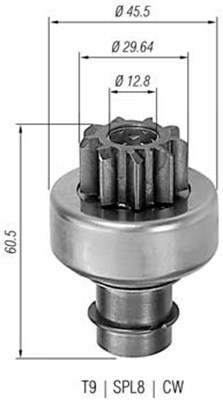 MAGNETI MARELLI 940113020092 Pignone, Motorino d'avviamento