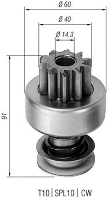 MAGNETI MARELLI 940113020120 Pignone, Motorino d'avviamento