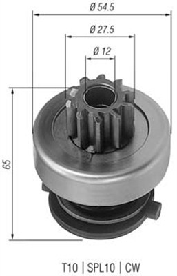 MAGNETI MARELLI 940113020166 Pignone, Motorino d'avviamento