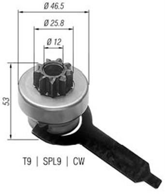 MAGNETI MARELLI 940113020168 Pignone, Motorino d'avviamento