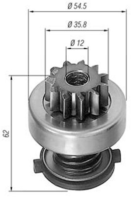 MAGNETI MARELLI 940113020302 Pignone, Motorino d'avviamento