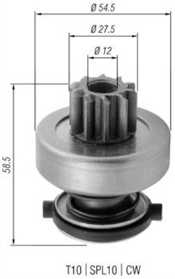 MAGNETI MARELLI 940113020376 Pignone, Motorino d'avviamento-Pignone, Motorino d'avviamento-Ricambi Euro