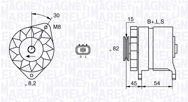 MAGNETI MARELLI 063532605010 Alternatore-Alternatore-Ricambi Euro