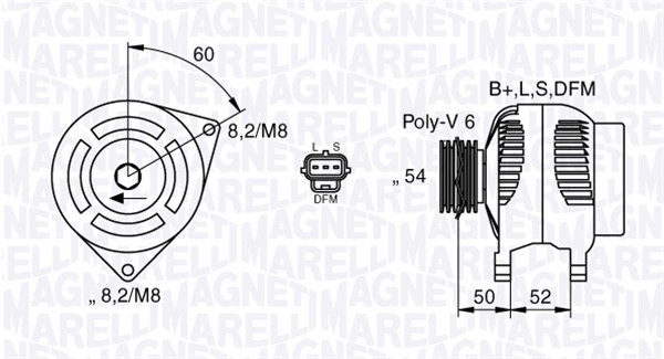 MAGNETI MARELLI 063377419010 Alternatore-Alternatore-Ricambi Euro