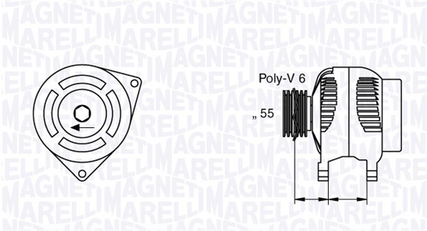 MAGNETI MARELLI 063377429010 Alternatore-Alternatore-Ricambi Euro