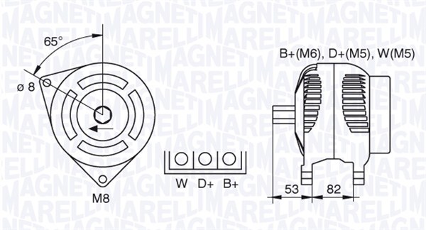 MAGNETI MARELLI 063377462010 Alternatore