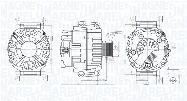 MAGNETI MARELLI 063732072010 Alternátor