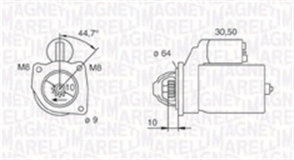 MAGNETI MARELLI 063720371010 Motorino d'avviamento-Motorino d'avviamento-Ricambi Euro