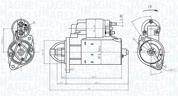 MAGNETI MARELLI 063721172010 Štartér
