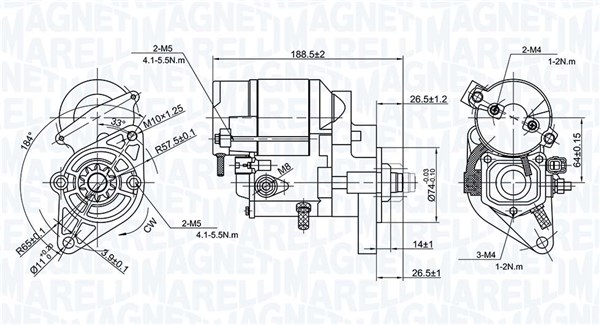 MAGNETI MARELLI 063724186010 Štartér