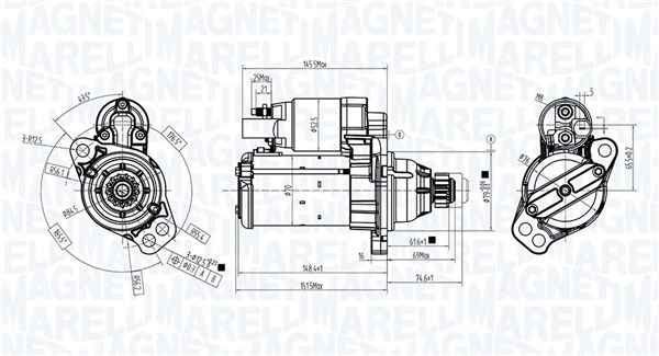 MAGNETI MARELLI 063725696010 Štartér
