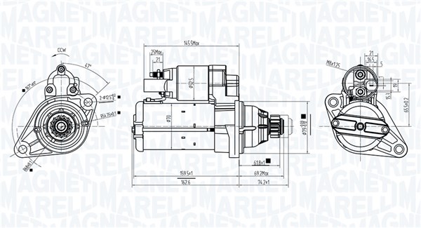 MAGNETI MARELLI 063725944010 Štartér