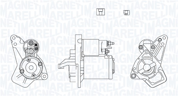 MAGNETI MARELLI 063726262010 Starter for DACIA RENAULT SMART
