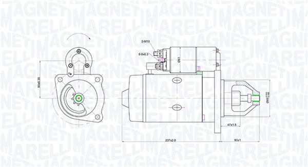 MAGNETI MARELLI 063216733010 Μίζα