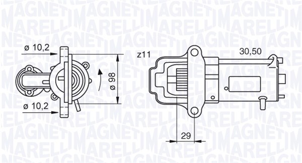 MAGNETI MARELLI 063280023010 Motorino d'avviamento